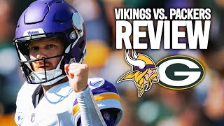 Vikings vs Packers Week 4 Game Review  PFF [upl. by Anomis]