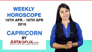 Capricorn  Weekly Horoscope  10th Apr  16th Apr 2016 by GaneshaSpeakscom [upl. by Takashi]