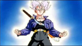 Trunks turns super saiyan 1 for the first time [upl. by Eelanna]