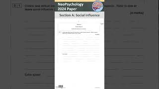 AQA Alevel Psychology 2024 Paper 1 Social Influence [upl. by Styles]