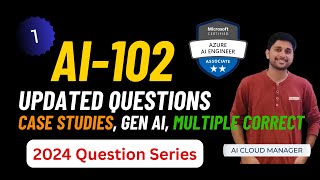 AI102 EXAM QUESTIONS 2024 MICROSOFT AZURE AI 102 CERTIFICATION COURSE PART1 [upl. by Holman]