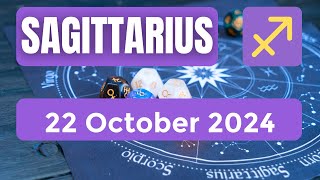 Sagittarius horoscope  Sagittarius Horoscope for Today 22 October 2024 [upl. by Dareg347]