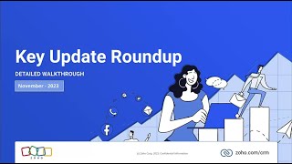 Key update roundup in Zoho CRM— November 2023 [upl. by Farrica]