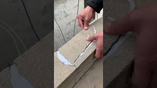 Crack repair roof leak good quality waterproof repair Afei waterproof shop [upl. by Sorensen794]