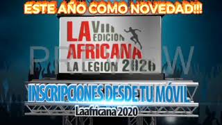 Inscripciones a través de tu Móvil o Tablet de La Africana 2020 [upl. by Nappie]