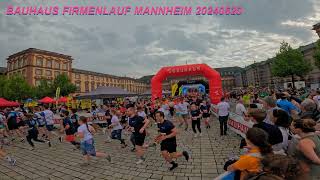 德國路跑 BAUHAUS FIRMENLAUF MANNHEIM 20240620 [upl. by Cleodel]