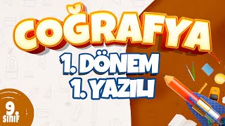 9 Sınıf 1 Dönem 1 Yazılı Hazırlık I Coğrafya [upl. by Avehs]