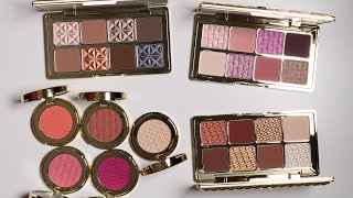 Tarte Holiday 2024 Swatches  Tarte Golden Era Eyeshadow Set amp Stay Golden Cheek Set [upl. by Siuqcram]