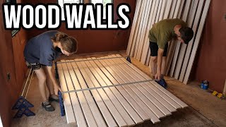 DIY Tongue and Groove Wall Boards From Start to Finish [upl. by Issi]