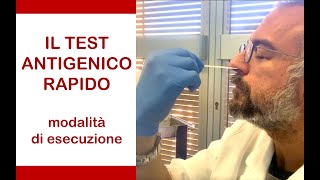 Il Test Antigenico Rapido Modalità di esecuzione passo dopo passo [upl. by Geaghan]