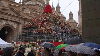 Zaragoza La fiesta Nacional del 12 de Octubre y el día del Pilar [upl. by Birdt]