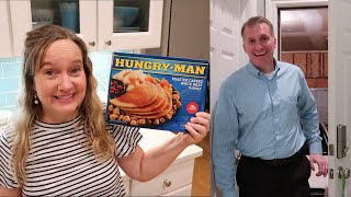 HungryMan Roasted Turkey TV Dinner Taste Test and Review [upl. by Revell684]