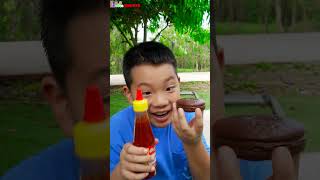 BiBoBen Shorts  Prank on Dad  Hảo ông bố tham ăn ăn hết bánh Chocopie của hảo ông con và cái kết 😈 [upl. by Niveek]