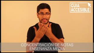 CONCENTRACIÓN DE NOTAS ENSEÑANZA MEDIA [upl. by Meehyr]