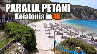 Kefalonia Greece  Paralia Petani  Beach Paradise on the West Coast [upl. by Willdon]