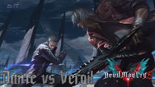 Dante vs Vergil DMD But Its Playing The Fire Inside [upl. by Leshia]