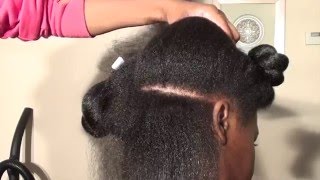 How To Silk Press Natural Hair 2 [upl. by Christophe]