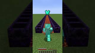 Walking on magma blocks with different armor  shorts minecraft [upl. by Assele]