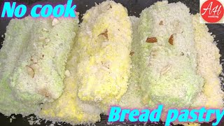 Instant dessert recipebread dessertDiwali special sweetno cook recipe [upl. by Francisca]