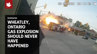 This gas explosion in Wheatley Ont should never have happened [upl. by Verdie]