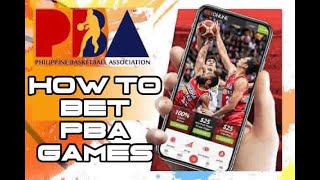 Paano tumaya sa PBA GAMES 747 [upl. by Notsahc736]