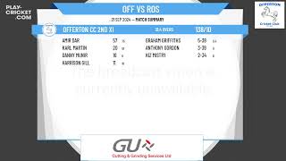 Offerton CC 2nd XI v Rostherne CC 1st XI [upl. by Rashida731]