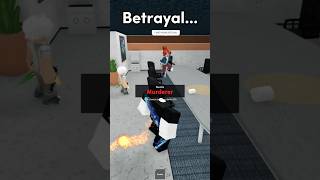 BETRAYAL in MM2 😭 Murder Mystery 2 Roblox [upl. by Tik475]