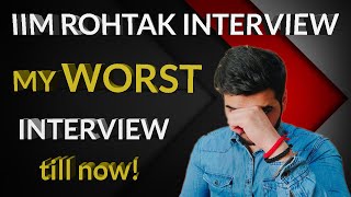 MY IIM ROHTAK INTERVIEW EXPERIENCE IIM INTERVIEW EXPERIENCE UR IIM GUY SACHIN IIM GUY IIM 2021 [upl. by Sharleen]