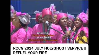 RCCG MASS CHOIR JULY FEMALE MIN MINISTRATION [upl. by Kcirrez]