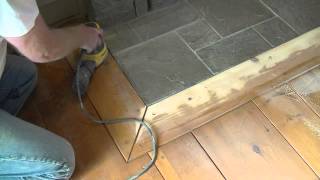 How To Orbital Sand A Pre Finished Wood Floor [upl. by Servais365]