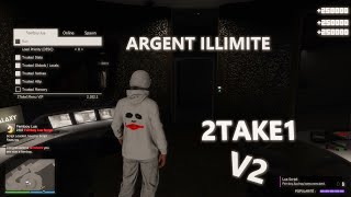 ARGENT ILLIMITE GTA V PC 2TAKE1 [upl. by Aital32]