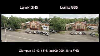 GH5 vs G85 TEST [upl. by Eirollam]