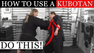 HOW TO USE A KUBOTAN CORRECTLY FOR SELF DEFENSE  Ninjutsu Martial Arts Training Techniques [upl. by Litnahs494]