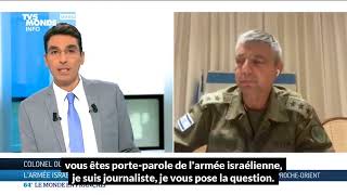 Mohamed Kaci de TV5 qui atomise le porte parole de larmée coloniale dIsraël fin magique [upl. by Adyht817]