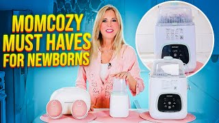 Baby Must Haves  Newborns Essential Haul  Breast Pump  Bottle Washer  Bottle Warmer  Momcozy [upl. by Rutger]