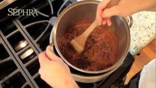 Sephra  How to Melt Your Chocolate in a Double Boiler [upl. by Tichon]