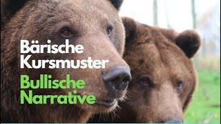 Bärische Kursmuster bullische Narrative Videoausblick [upl. by Leohcin]