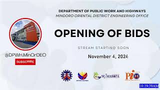 Procurement Livestream for Mindoro Oriental November 4 2024 [upl. by Enelyw]