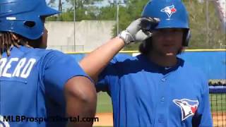 Bo Bichette  Toronto Blue Jays prospect  Full RAW Video [upl. by Annoyk622]