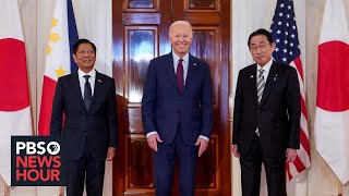 US bolsters military ties with Japan and Philippines amid Chinese provocations [upl. by Nitnilc]