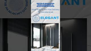 shorts Bifold ShowerDoor Enclosures Infold ShowerDoors amp showerenclosures  Elegant Showers [upl. by Burner]