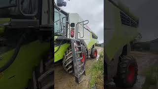 Préparation de la batteuse pour le maïs grain claas agriculture lexion agri 2024 [upl. by Leaper]