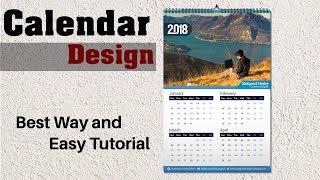 Calendar Design 2020 Tutorial  How To Create a Calendar Illustrator Bangla Tutorial  MH [upl. by Smailliw725]