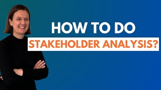 How to do Stakeholder Analysis as a Business Analyst  RACI Matrix Onion Diagrams [upl. by Knut567]