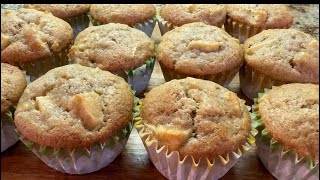 The best softmoist Apple Banana Muffins pinayineasttexas8934 [upl. by Oalsecnew]