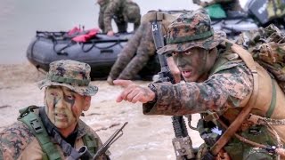 US Marines SmallUnit Amphibious Raid – CompanySized Boat Raid [upl. by Ammon]