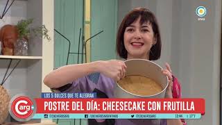 CHEESECAKE CLÁSICO CON FRUTILLAS [upl. by Dione]