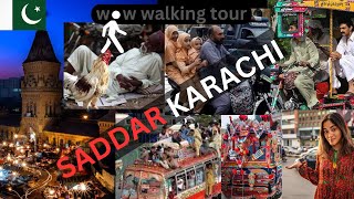 Saddar Market Empress Market Karachi Karachi Walking Tour Pakistan Walking Tour wowwalkingtour [upl. by Annayd]