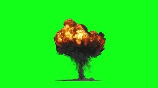 Bomb blast green screen hd vfx video just download no Copyright [upl. by Carli239]