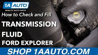 How to Check Transmission Fluid 1119 Ford Explorer [upl. by Eduard181]